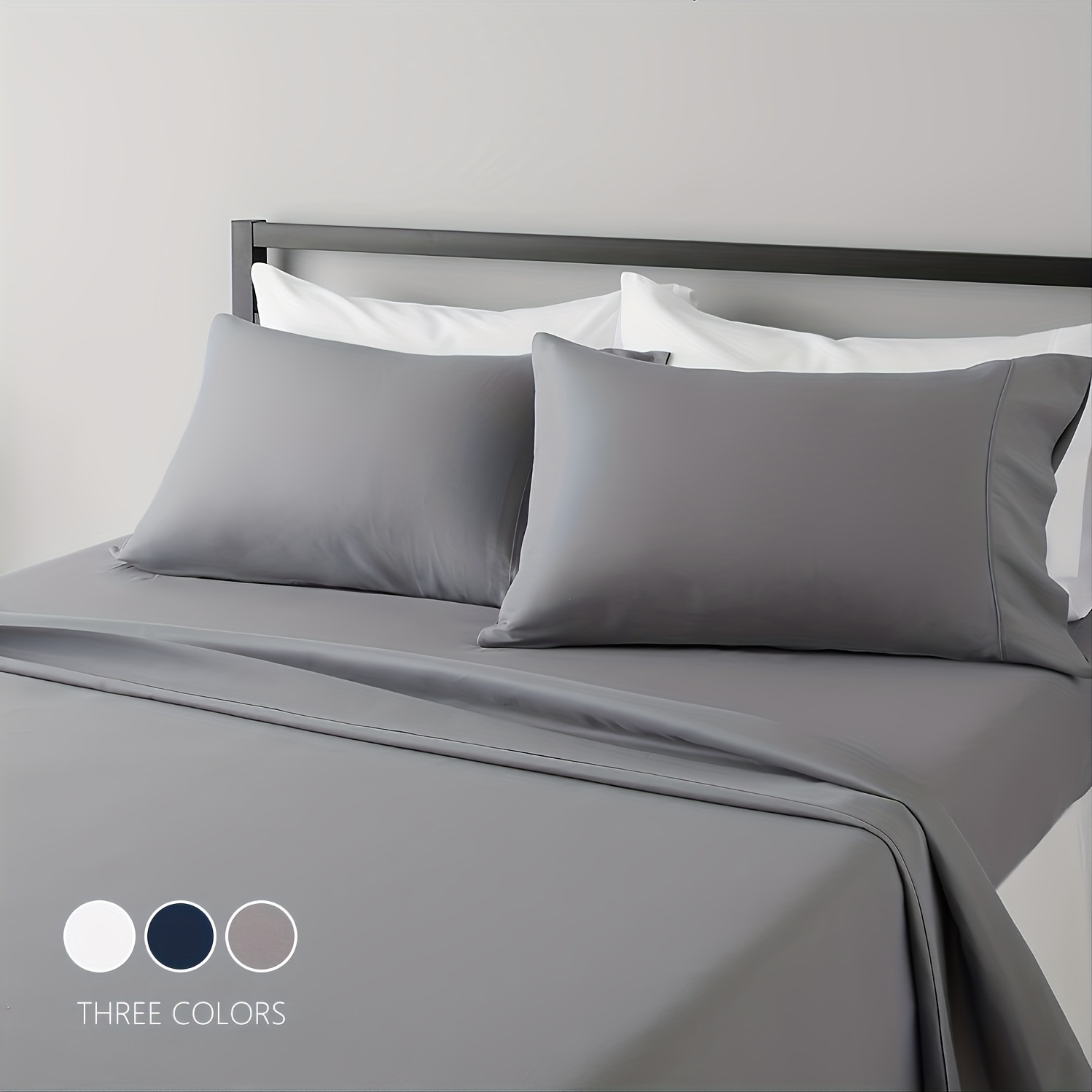 Bed Sheet Microfiber - Bettlaken-Set, atmungsaktive und kühlende Bettwäsche, luxuriöse
