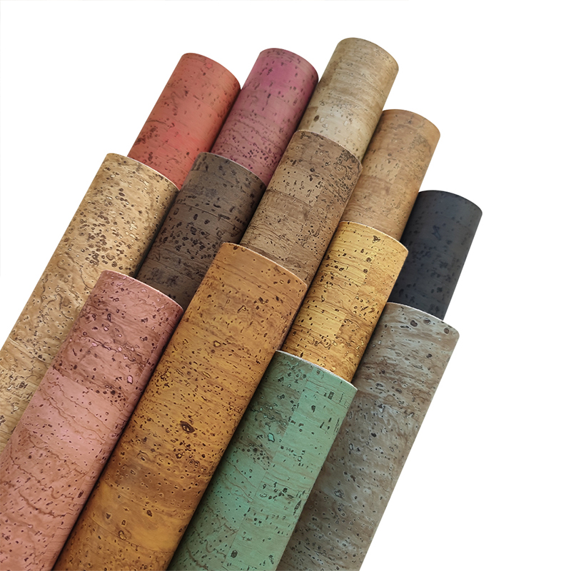 Home Textiles Portugal - Farbige Portugal Kork Stoff Faux Leder