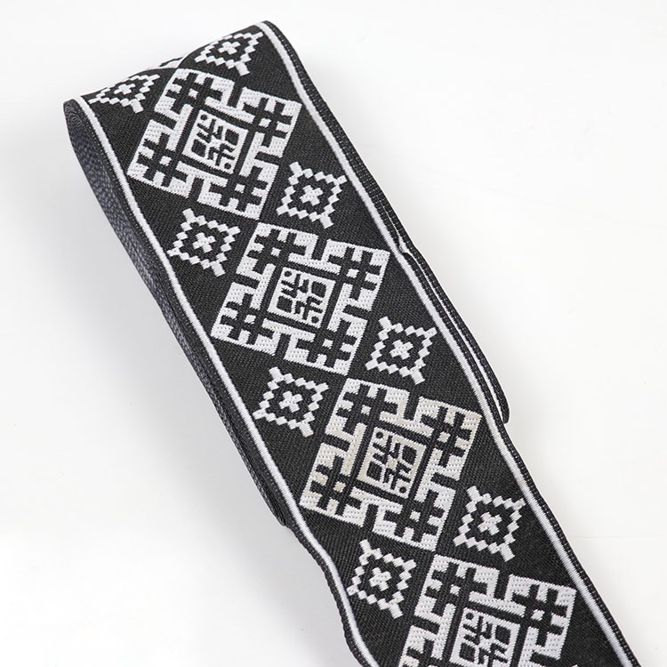 Home Textiles India - 5yards hmong stickerei jacquard woven gurtband