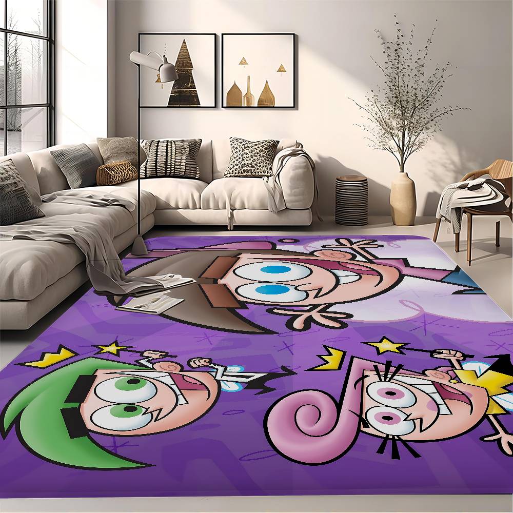Home Textiles Fair - Cartoon The F-Fairly O-OddParents Bodenmatte, rechteckig,