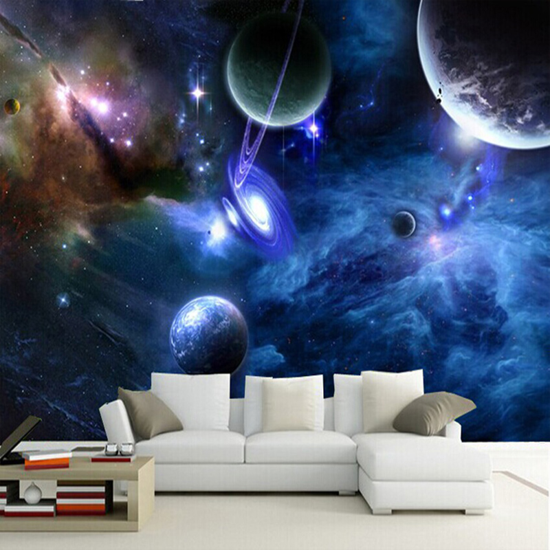 Galaxy Home Textiles - Maßgeschneiderte Produkte 3D-Wandbild Galaxie Universum Stern