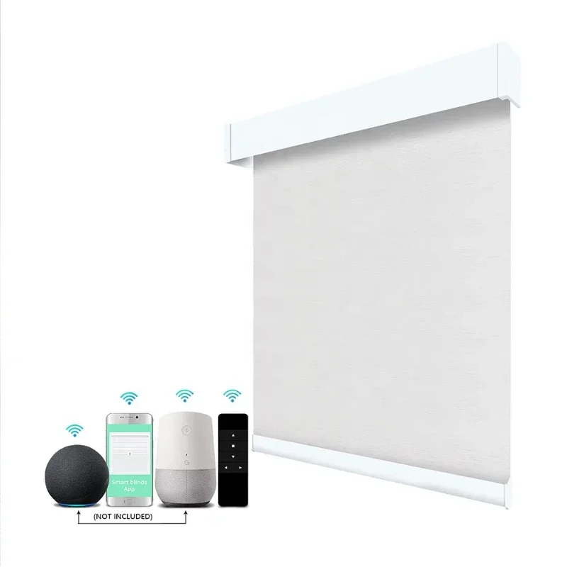 Home Textiles Sale - Hochwertige Polyesterfaser-Textil-PVC-Gewebe flammhemmende, wasserdichte motorisierte Rollos