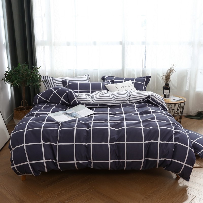 Doppelbett Karierter Bettbezug – Bed Sheet Microfiber Bewertung und Preis