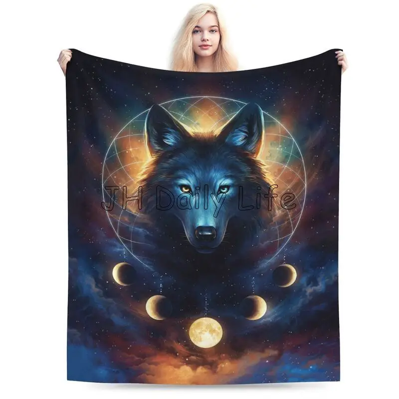 Coole Decke mit Wolf-Galaxie-M – Galaxy Home Textiles Bewertung und Preis