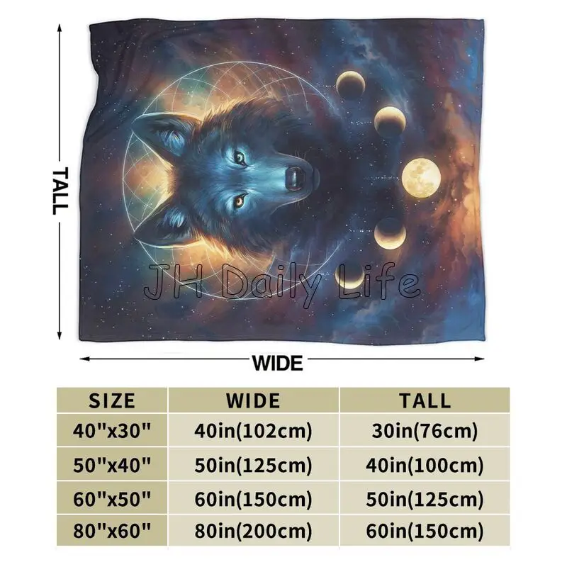 Coole Decke mit Wolf-Galaxie-M – Galaxy Home Textiles Bewertung und Preis