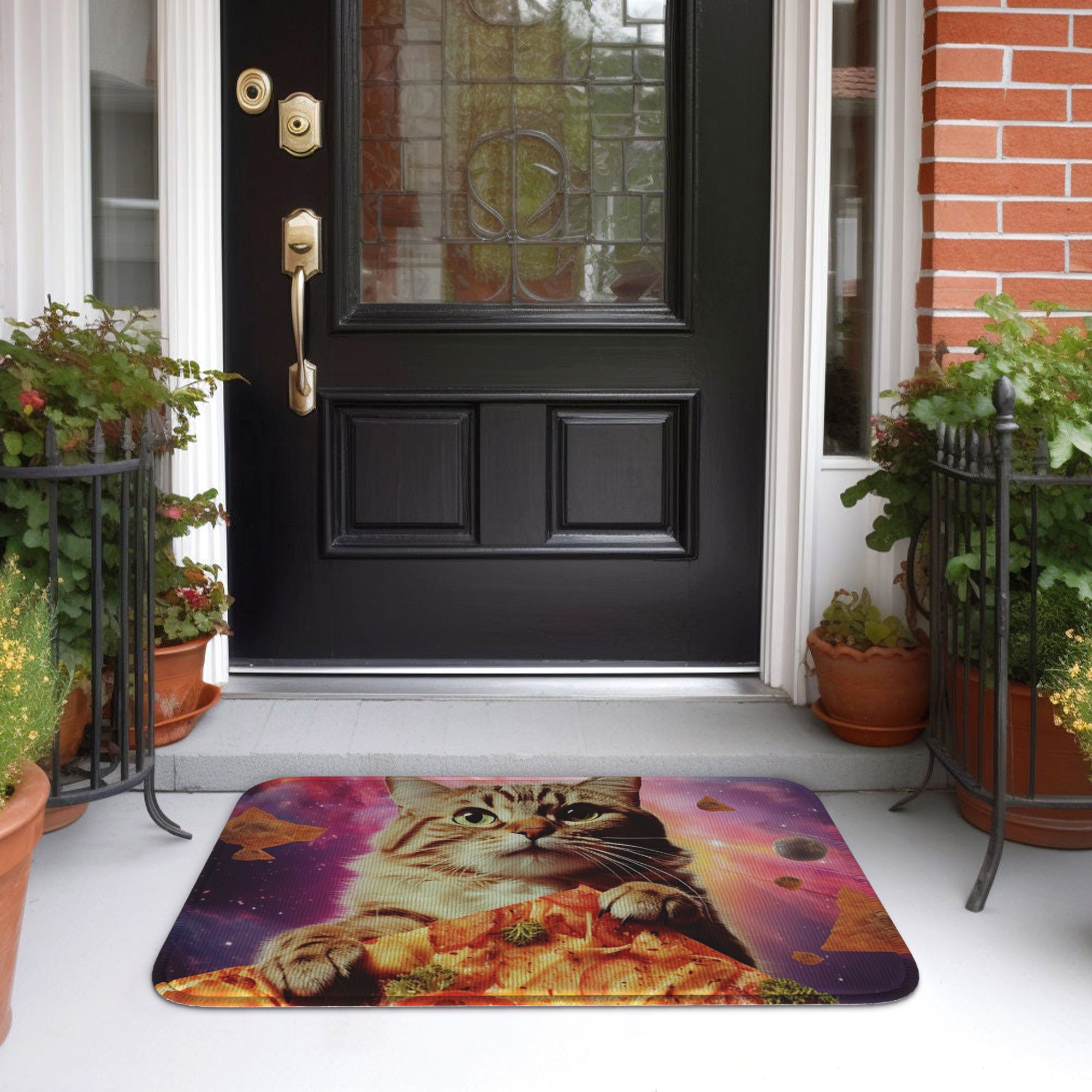 Meme Cat Galaxy Space Pizza Ju – Galaxy Home Textiles Bewertung und Preis