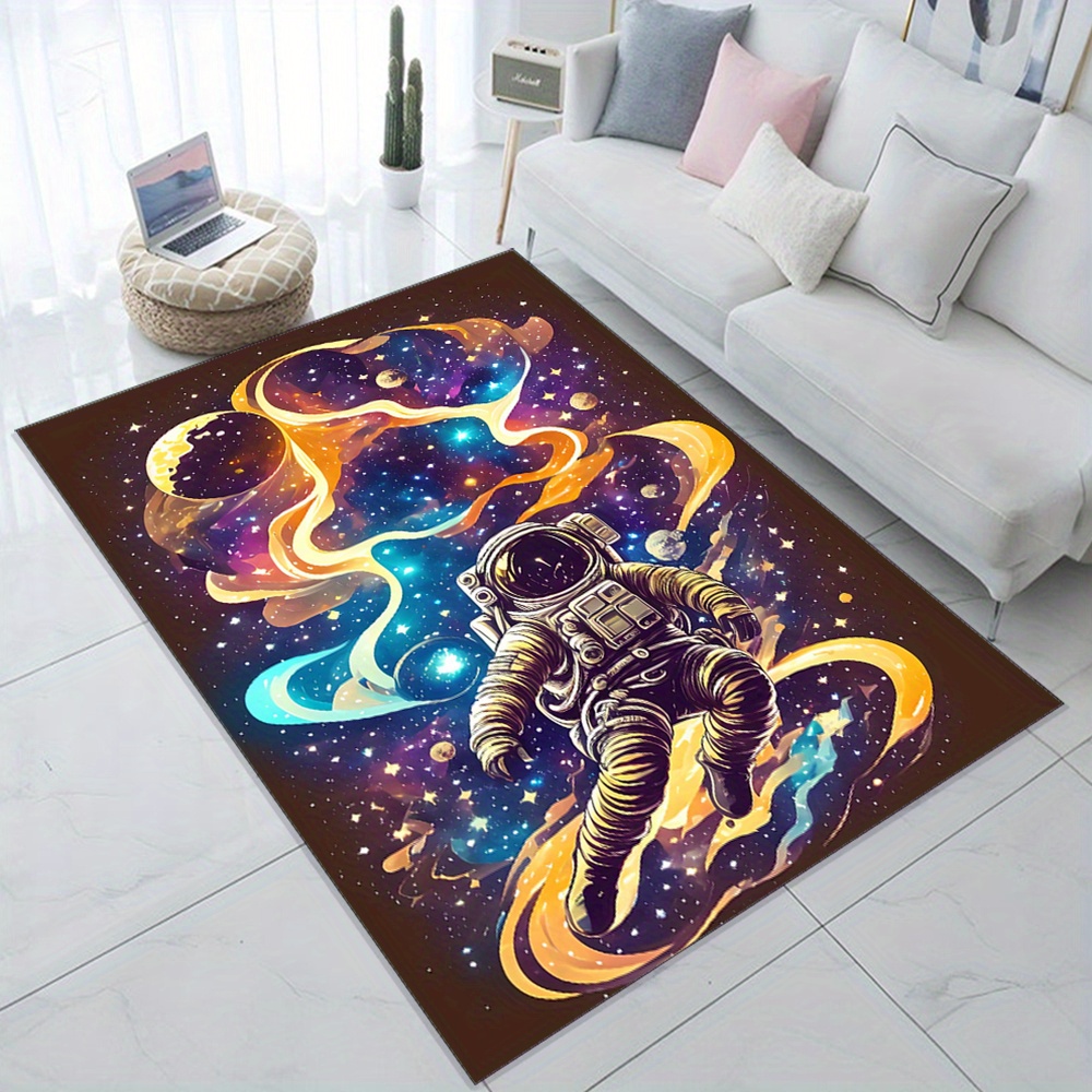 Spaceman Area Rug – Space Expl – Galaxy Home Textiles Bewertung und Preis