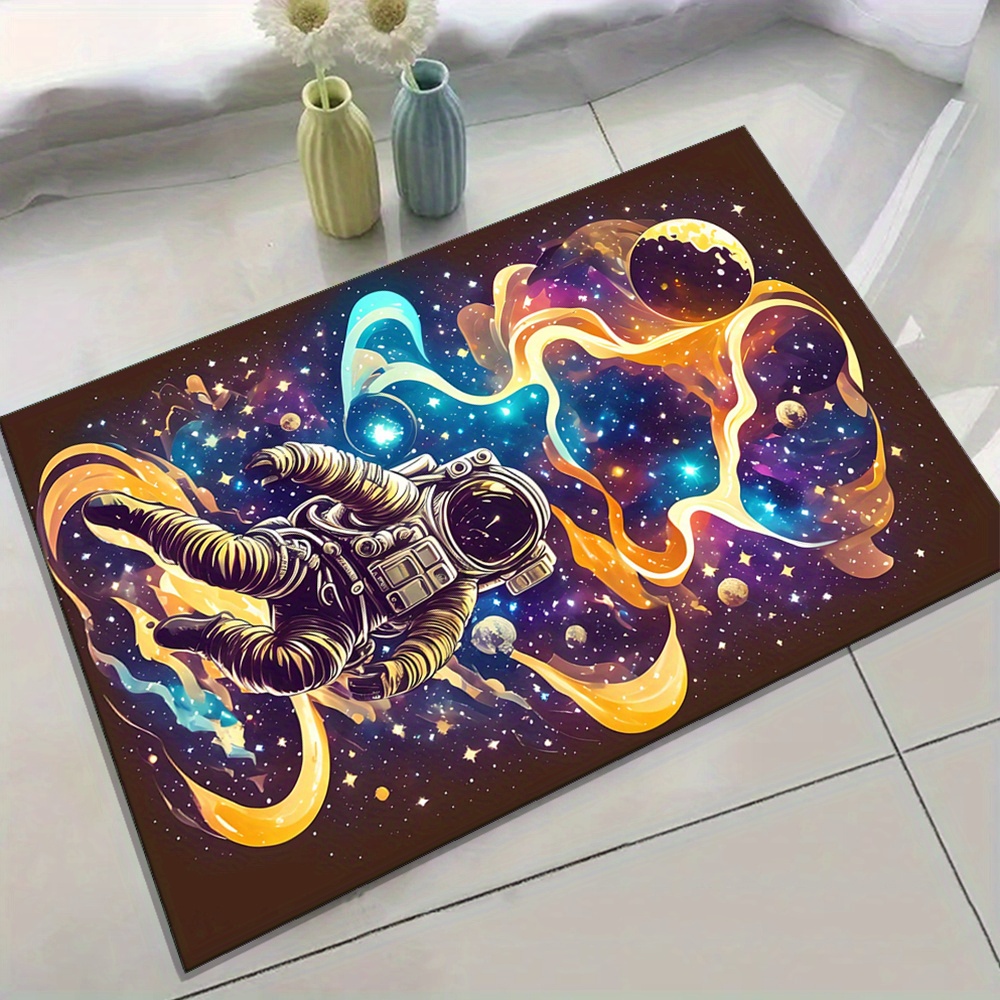 Spaceman Area Rug – Space Expl – Galaxy Home Textiles Bewertung und Preis