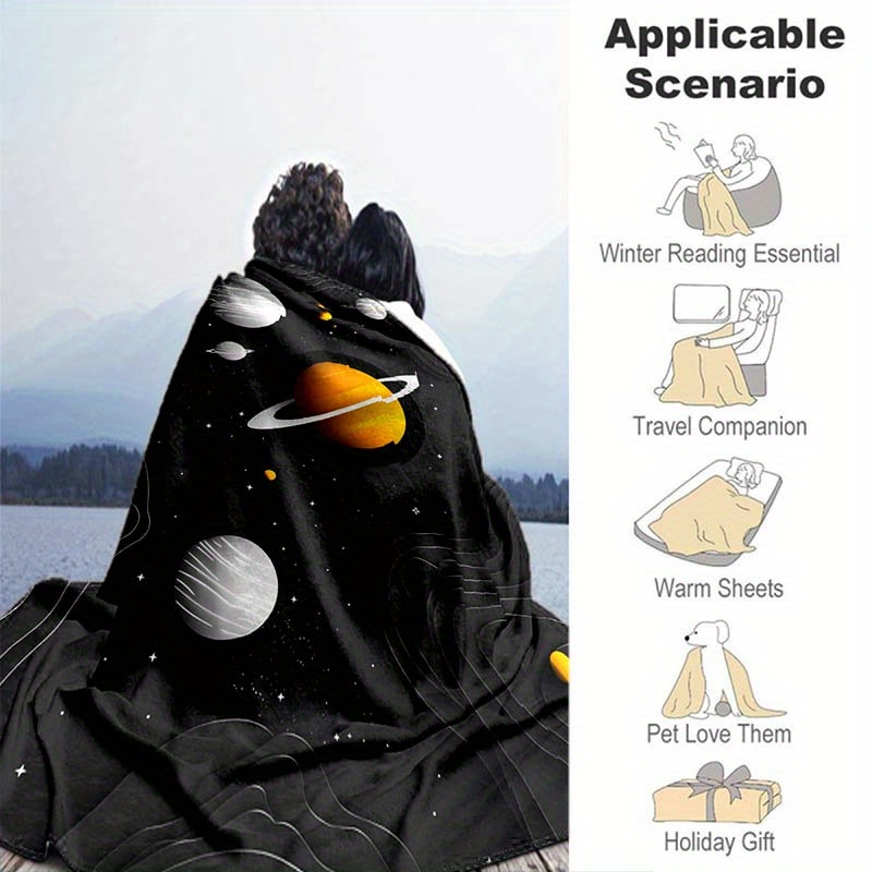Weltraum-Planeten-Flanelldecke – Galaxy Home Textiles Bewertung und Preis