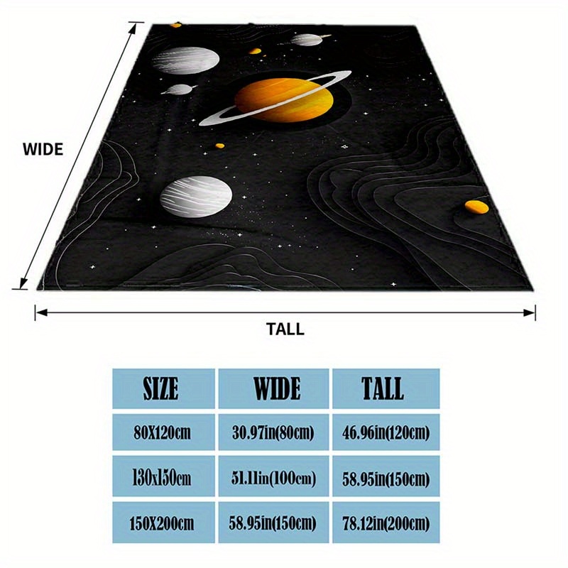 Weltraum-Planeten-Flanelldecke – Galaxy Home Textiles Bewertung und Preis