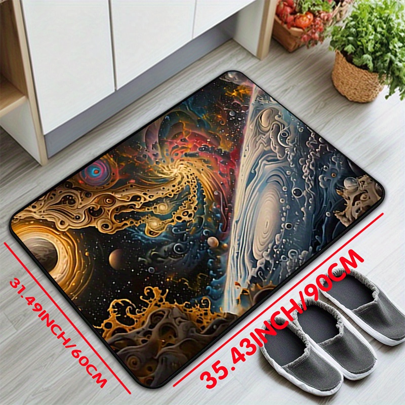 Rutschfeste Matte mit kosmisch – Galaxy Home Textiles Bewertung und Preis