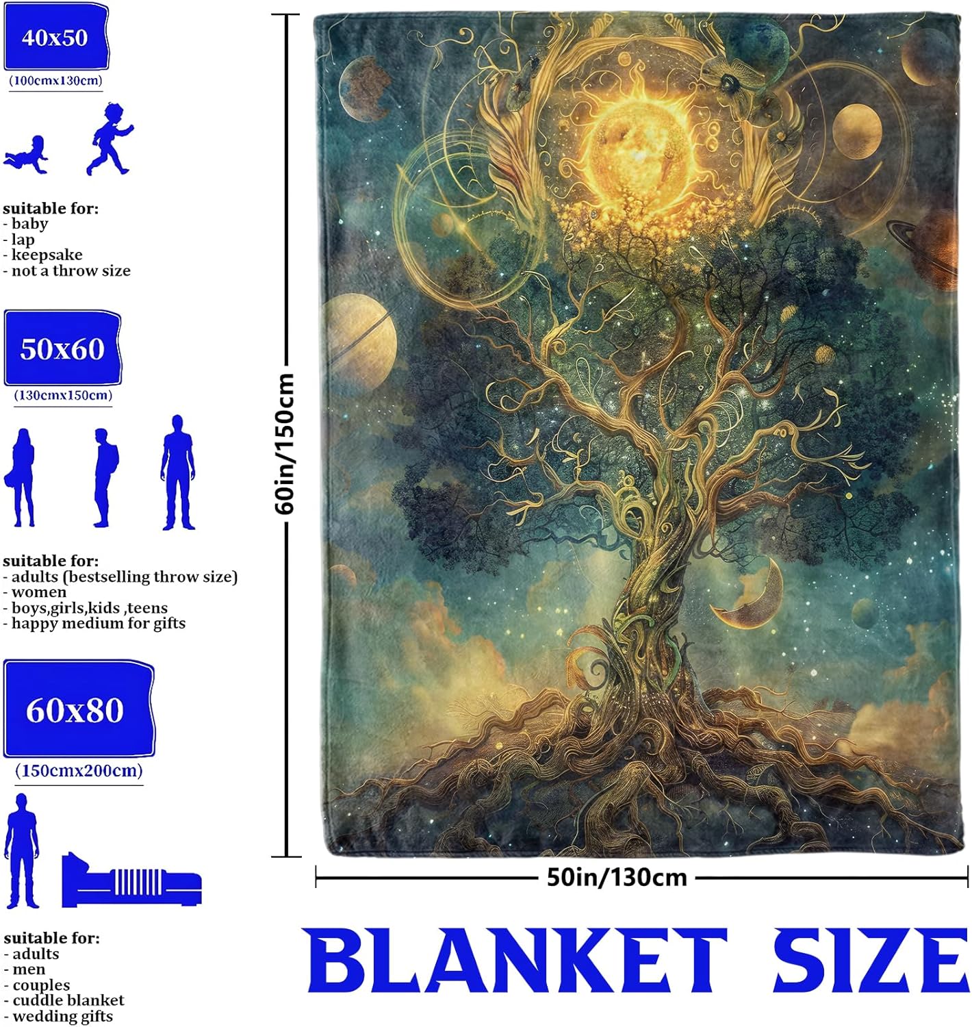 Kosmische Baumdecke, Galaxie,  – Galaxy Home Textiles Bewertung und Preis