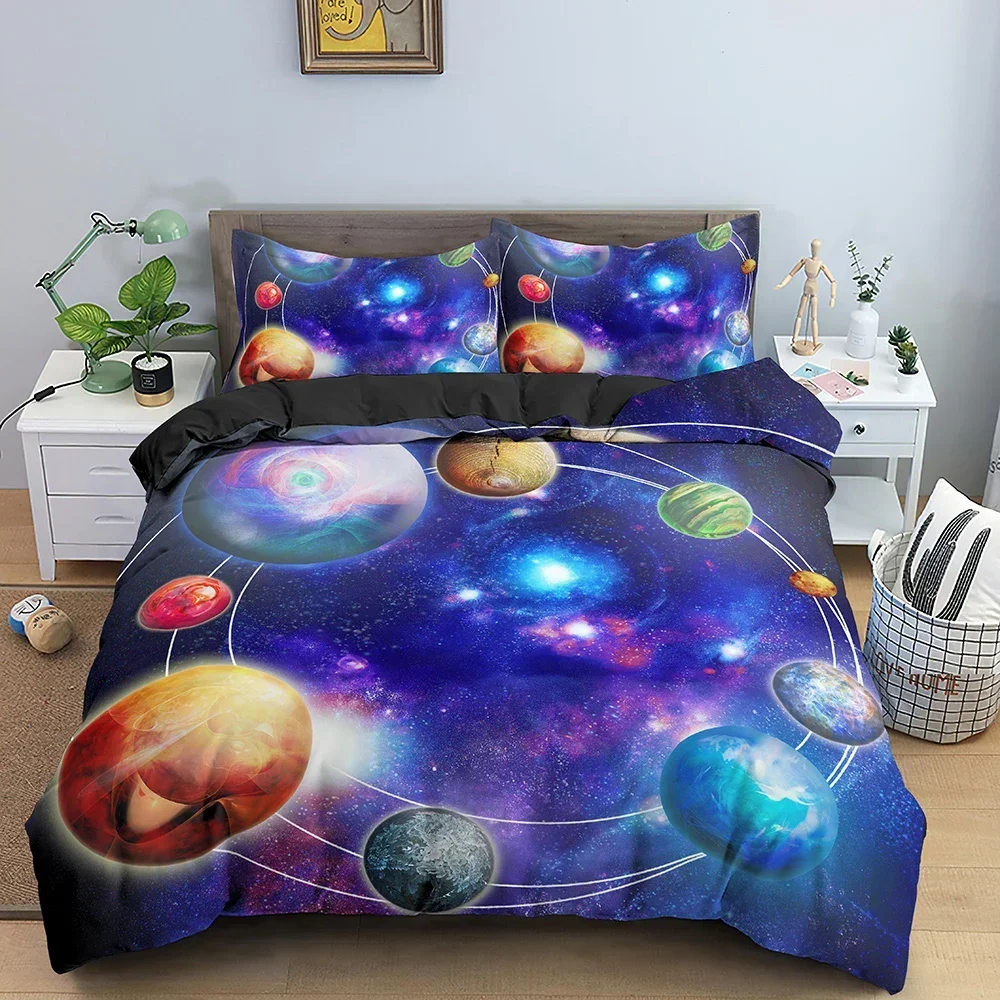 Luxus Neue 3D Druck Galaxy Rau – Galaxy Home Textiles Bewertung und Preis