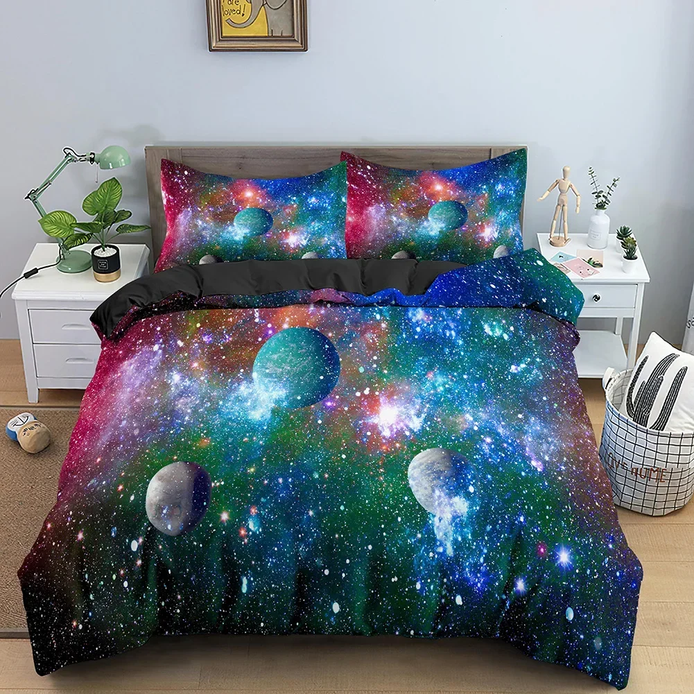 Luxus Neue 3D Druck Galaxy Rau – Galaxy Home Textiles Bewertung und Preis