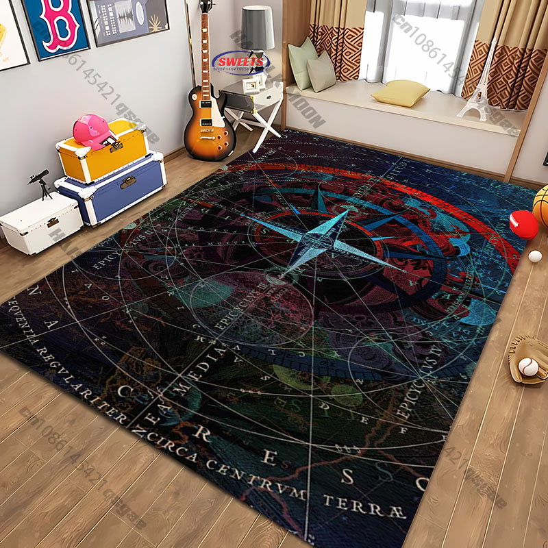 Teppich im Kompass-Design für  – Home Textiles Rug Bewertung und Preis