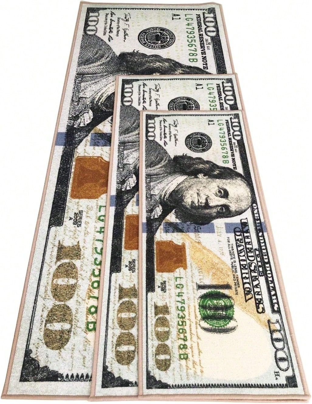 Geldmuster-Teppich 100-Dollar- – Home Textiles Rug Bewertung und Preis