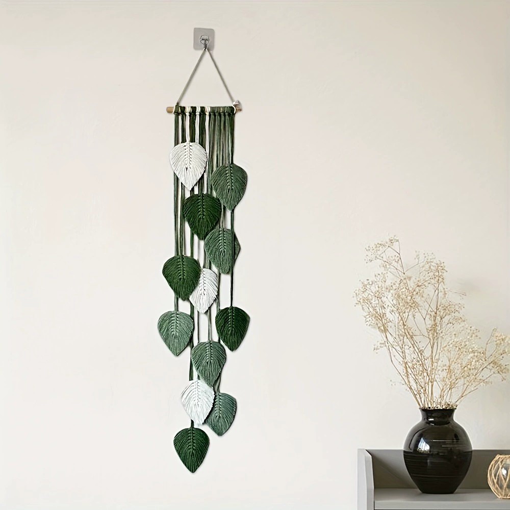 Handgewebter Blatt-Wandbehang  – Home Art Textiles Bewertung und Preis