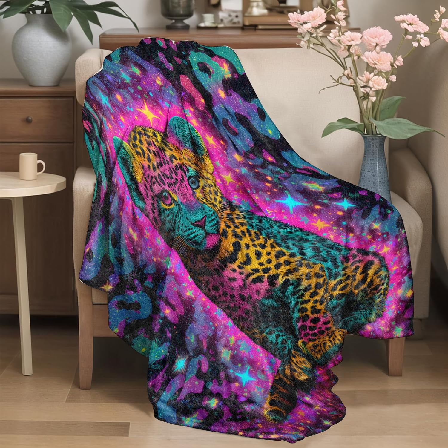 Galaxy-Leopardendecke, buntes  – Galaxy Home Textiles Bewertung und Preis