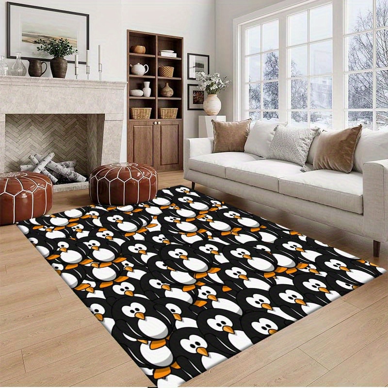 Cartoon Niedlicher Pinguin-Tep – Home Textiles Rug Bewertung und Preis