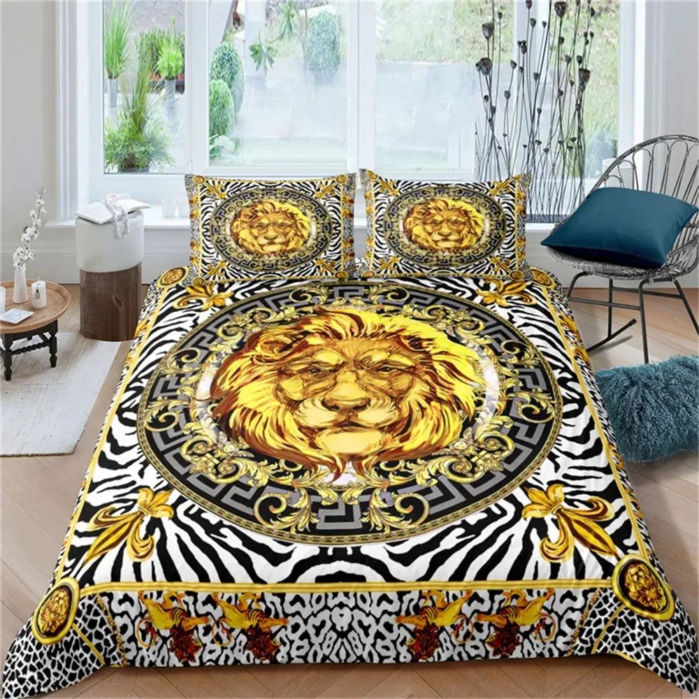 Barock Moderne Kunst 3D Golden – Bed Sheet Microfiber Bewertung und Preis