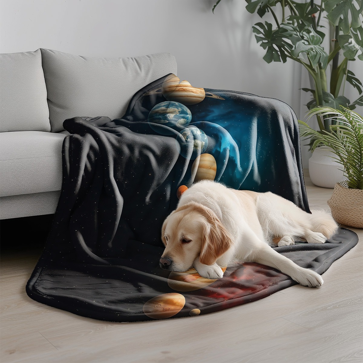 Decke mit Galaxy-Planeten-Must – Galaxy Home Textiles Bewertung und Preis