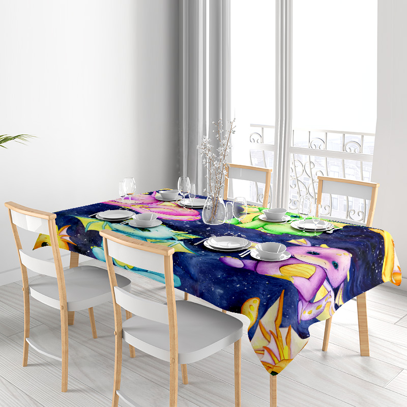 Lebendige Galaxie-Einhorn-Tisc – Galaxy Home Textiles Bewertung und Preis