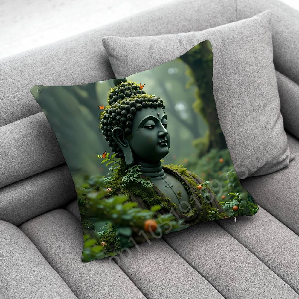 Indien Buddha Buddhismus Dekok – Home Textiles India Bewertung und Preis