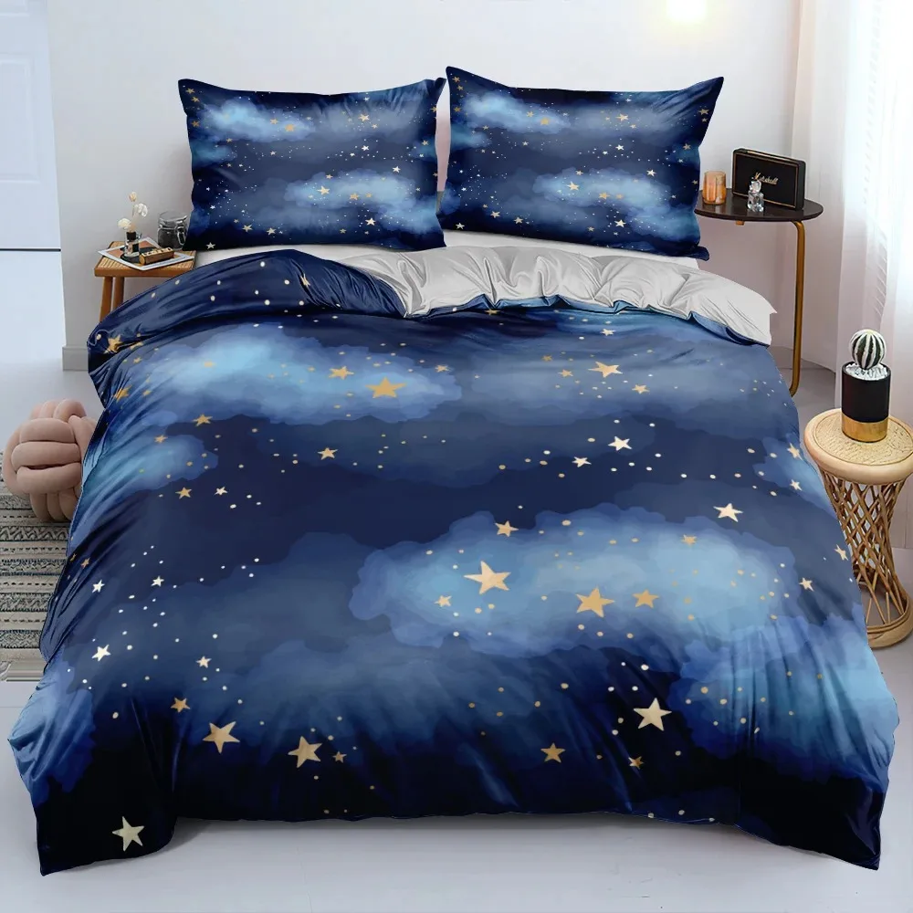 Luxus Galaxy Dunkelblau Bequem – Galaxy Home Textiles Bewertung und Preis